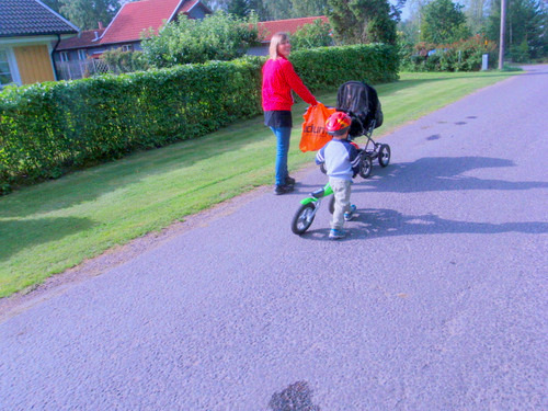 Children on Road.